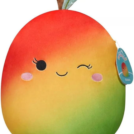 Squishmallows 5" Ximena The Mango (Winking) - Officially Licensed Kellytoy Plush - Collectible Soft & Squishy Stuffed Animal Toy - Add Ximena to Your Squad - Gift for Kids, Girls & Boys