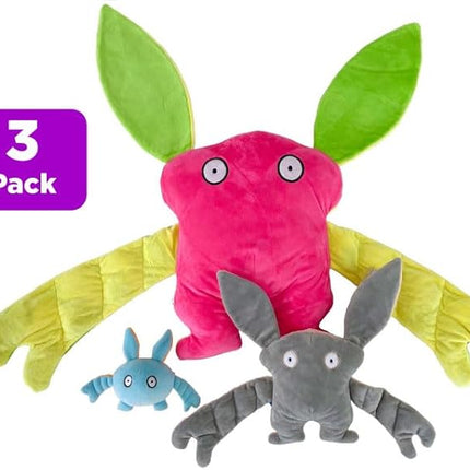 Bumpas 3 Pack Includes: Weighted Stuffed Pillow Animal with Surprise Bumpaloo & Thumper - Soft & Cuddly Plush for Comfort & Sensory Support