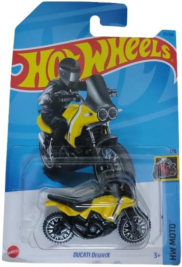 Hot Wheels HW Moto 1/5 Ducati DESERTX 67/250 Die Cast Car New Edition 2023