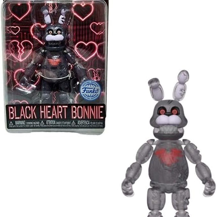 Funko Action Figures: Five Nights at Freddy's - Black Heart Bonnie *Glow in The Dark* (Walmart Exclusive)