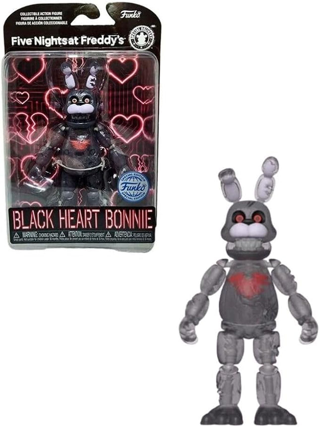 Funko Action Figures: Five Nights at Freddy's - Black Heart Bonnie *Glow in The Dark* (Walmart Exclusive)