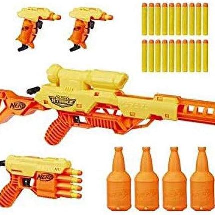 Nerf Alpha Strike Battalion Set - Includes 4 Blasters, 4 Half-Targets, and 25 Official Elite Darts - for Kids, Teens, Adults