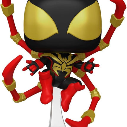 Funko POP Marvel: Spider-Man Comics - Miles Morales Iron Spider - 1/6 Odds for Rare Chase Variant - Marvel Comics - Collectable Vinyl Figure - Gift Idea - Official Merchandise - for Kids & Adults