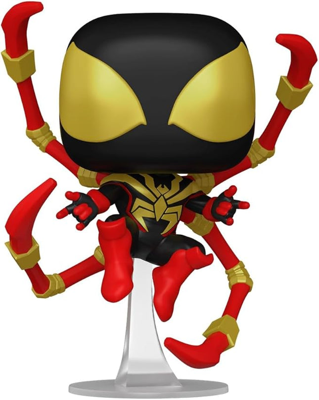 Funko POP Marvel: Spider-Man Comics - Miles Morales Iron Spider - 1/6 Odds for Rare Chase Variant - Marvel Comics - Collectable Vinyl Figure - Gift Idea - Official Merchandise - for Kids & Adults