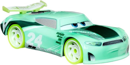 Hot Wheels Disney Cars Glow Racers Chase Racelott 1:55 Scale Diecast Vehicle