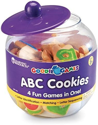 Learning Resources Goodie Games ABC Cookies - Alphabet Letters, Learn to Read and Write, Phonics and Spelling , Fine Motor Skills, Toddler Toys, Kids Games, Manipulatives Preschool Activities