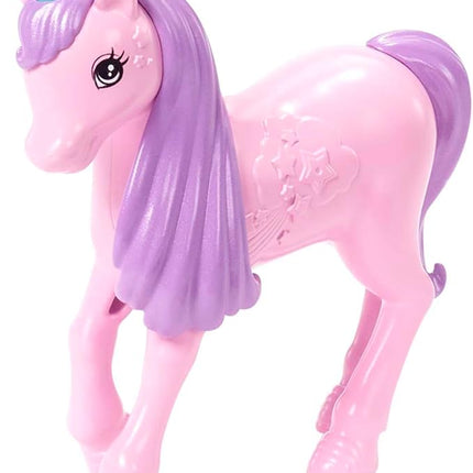 Barbie Dreamtopia Doll with Clothes & Accessories, Fairytale Dress-Up Set with Mermaid Tail, Baby Unicorn, Dragon Pet & More