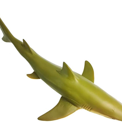 Gemini&Genius Marine Animal World Toy Lemon Shark Ocean Shark Action Figure Sea Animal Great White Shark Action Figure Soft Rubber Toys Role Play Swimming Pool Beach Bathing Toys for Kids