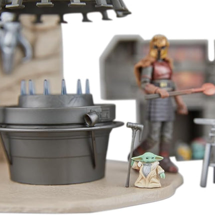 STAR WARS The Vintage Collection The Armorer’s Forge, The Mandalorian 3.75 Inch Collectible Playset with Action Figure