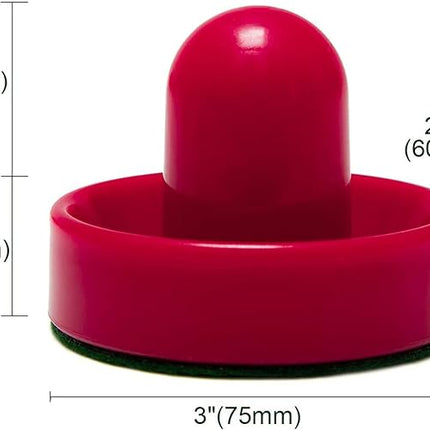 Rechargeable Floating Pucks & Paddles - Any Flat Surface Air Hockey, Includes Charging Cable and Strikers