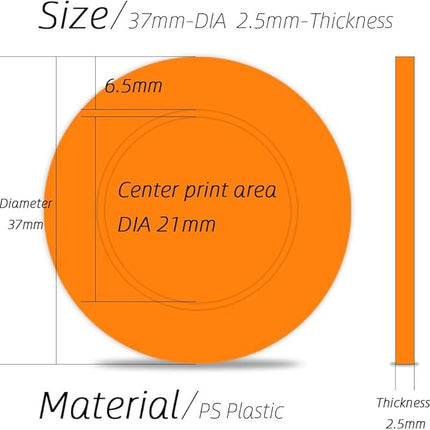 100 Personalized Poker Chips, Print with Your Text and Logo, Suitable for Corporate Event, Poker Night, Card Club, Board Game, Party