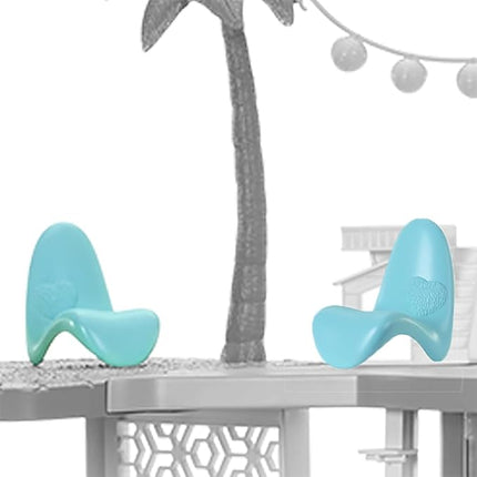 Replacement Parts for Barbie Doll Dreamhouse Dollhouse Playset HMX10 - Replacement 2 Blue Lounge - Gaming Chairs