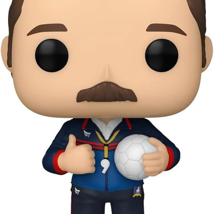 Funko POP! TV: Ted Lasso - Ted with Ball - Collectable Vinyl Figure - Gift Idea - Official Merchandise - for Kids & Adults - TV Fans - Model Figure for Collectors and Display