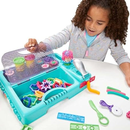 Play-Doh Set On The Go Imagine and Store Studio, with 30 Tools and 10 Cans of Modeling Compound, Travel Toys for 3 Year Old Girls and Boys and Up, Non-Toxic