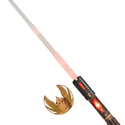 STAR WARS Lightsaber Forge Sundown Force Color Master Lightsaber, 5 Colors, Color-Changing Customizable Electronic Lightsaber, Toys for 6 Year Old Boys & Girls & Up