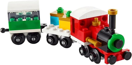 LEGO Creator 30584 Winter Holiday Christmas Train with Locomotive, Flatbed Wagon, and Carriage (73 Pieces)