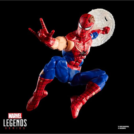 Spider-Man Marvel Legends Series Magic: The Gathering Battle-Damaged, 6-Inch Action Figure Toy & Exclusive Foil Collectible Card Game Trading Card