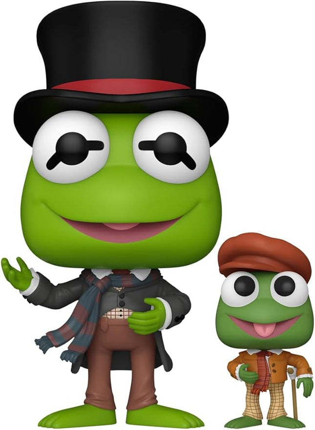 Funko Pop! & Buddy: Disney Holiday - The Muppet Christmas Carol, Kermit and Robin as Bob Scratchit with Tiny Tim