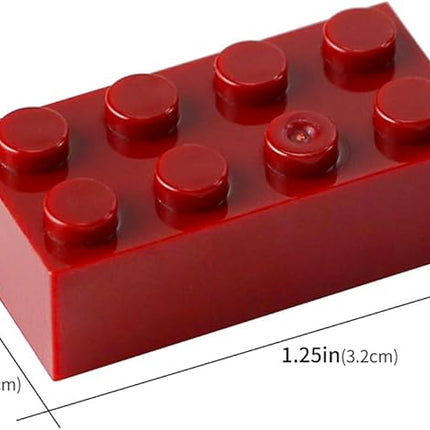 Feleph 2x4 Bricks Dark Red 320 Pieces Parts Classic Building kit Creative Play Set Basic Blocks Toy Accessories Compatible with 3001 Major Brands