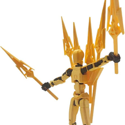 T13 Action Figure (Assembly Completed) Titan 13 Dummy 13 Action Figure Robot 13 Figure 3D Printed Articulated Multi-Jointed Movable Robot Model (Ma Cha-GD)
