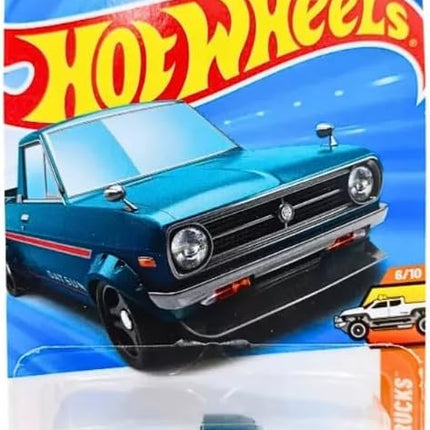 Hot Wheels 1975 Datsun Sunny Truck (B120), HW Hot Trucks 6/10, 1:64 Scale Diecast