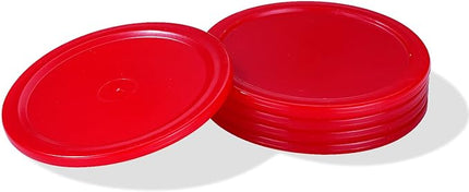 Pack of 5 Red 2-inch Mini Air Hockey Table Pucks