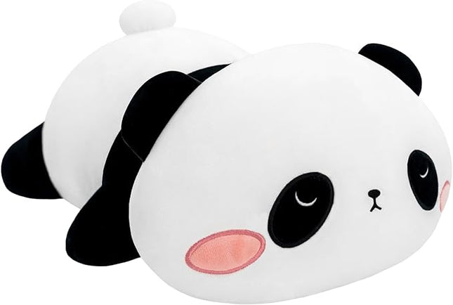 SQEQE Weighted Panda Plush, Weighted Panda Stuffed Animal, Cute Plushies Soft Bear Pillow Toy Gift for Kids Adults 23.6 Inch, 3.1 Lbs