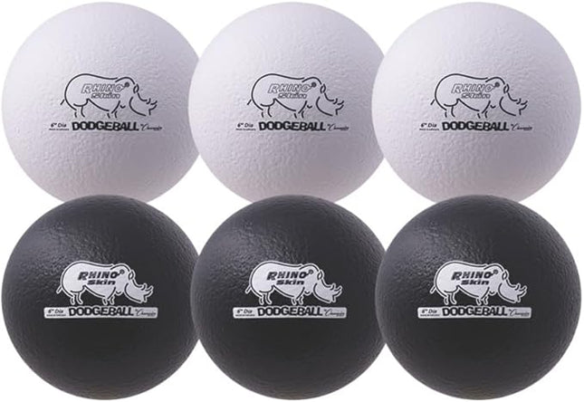 Champion Sports® Rhino Skin® Low Bounce Dodgeball Sets & Singles for Playground, PE, Backyard & League Games – Team Sports Equipment for Youth & Adults