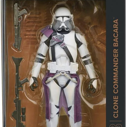 STAR WARS The Black Series Clone Commander Bacara, Revenge of The Sith Premium Collectible 6 Inch Action Figure