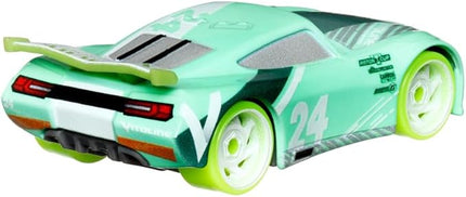 Hot Wheels Disney Cars Glow Racers Chase Racelott 1:55 Scale Diecast Vehicle