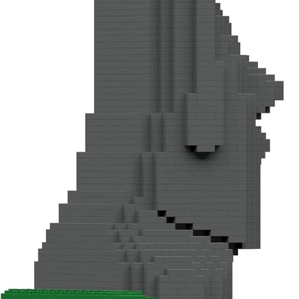 JEKCA Moai Statue 01S | Architecture Plastic Building Blocks | Age 14+