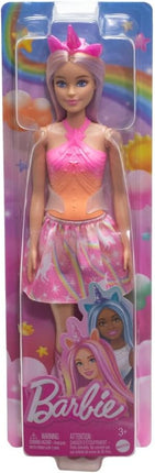 Barbie Unicorn Doll with Pink Fantasy Hair, Colorful Outfit & Unicorn-Themed Accessories
