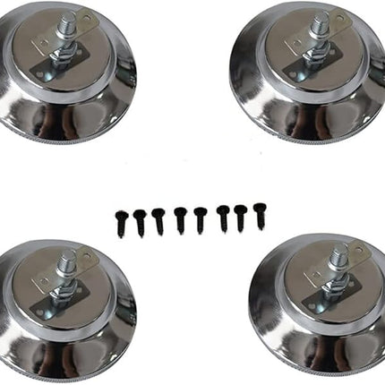 TGA Sports 4pcs Quality Metal Billiard/Pool/Soccer/Air Hockey Table Leg Leveler