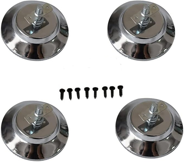 TGA Sports 4pcs Quality Metal Billiard/Pool/Soccer/Air Hockey Table Leg Leveler