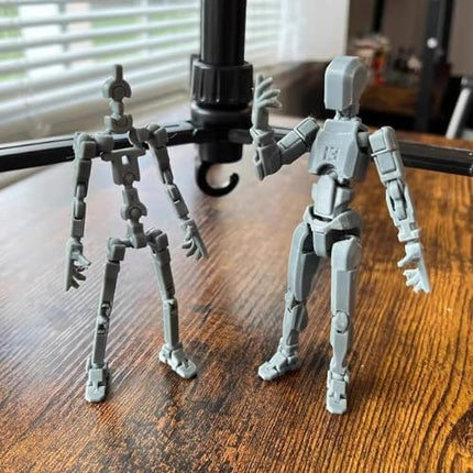 Titan 13 Action Figure,2025 New Lucky Robot 13 Action Figures,3D Printed Action Figure,Dummy Robot 13 Action Figures Desktop Decorations Game Gifts (White,1pc)