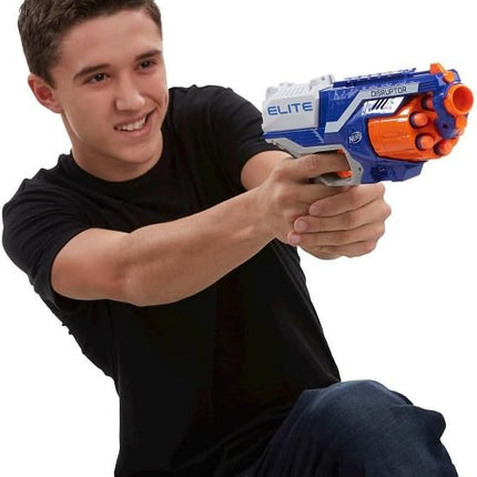 NERF N-Strike Elite Disruptor 6 Dart Rapid Fire NERF Gun Blaster Shoots 90 ft! (Twin Pack)