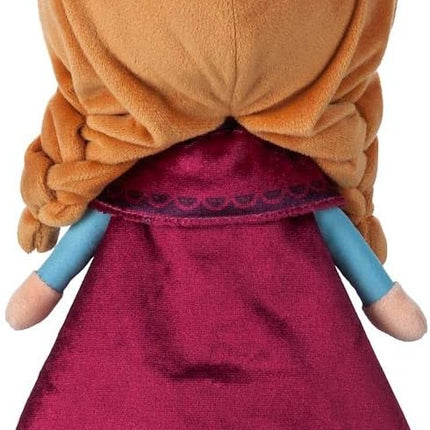 Disney Store Official Disney Princess Plush Doll (Anna from Frozen) Medium 14 Inches, Disney Princess Dolls with Embroidered Features, Disney Plush Toys, Princess Toys for Girls