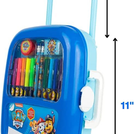 Innovative Designs Nickelodeon Paw Patrol Color and Roll Activity Set with Carrying Case, Stickers, & Art Supplies