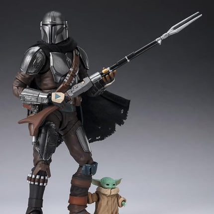 S.H. Figuarts Star Wars The Mandalorian & Grogoo Approx. 5.9 inches (150 mm), ABS & PVC & Fabric, Pre-painted Action Figure