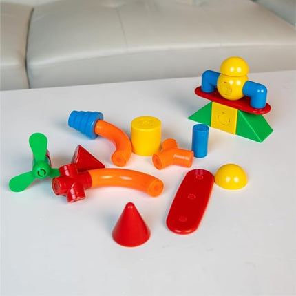 POPULAR PLAYTHINGS 18302 Mag Builder Magnetic Building Toy for Kids with 30 Colorful Pieces