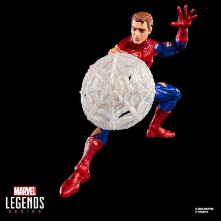 Spider-Man Marvel Legends Series Magic: The Gathering Battle-Damaged, 6-Inch Action Figure Toy & Exclusive Foil Collectible Card Game Trading Card