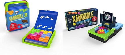 Educational Insights Kanoodle Jr. | Brain Boosting Puzzle Game for Kids | Featuring 60 Challenges & Insights Kanoodle Head-to-Head Brain Game