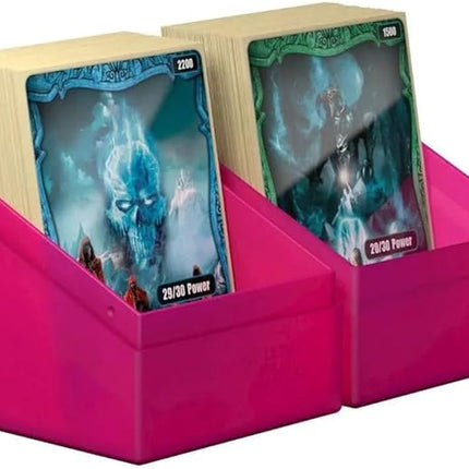 Ultimate Guard Boulder 100+ Classic, Deck Case for 100 Double-Sleeved TCG Cards, Rhodonite, Secure & Durable Storage for Trading Card Games, Soft-Touch Finish