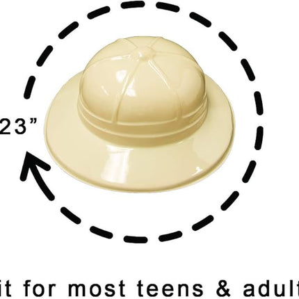 Super Z Outlet Safari Party Hats Plastic Jungle Theme Animals Explorer Pith Halloween Costume Toy for Kids