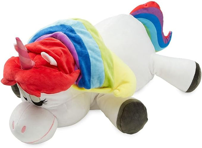 Disney Store Official Cuddleez Plush – Rainbow Unicorn - Big Plush - Super Soft & Huggable Toy for Fans & Kids of All Ages - Perfect Collectible Gift, Plushy