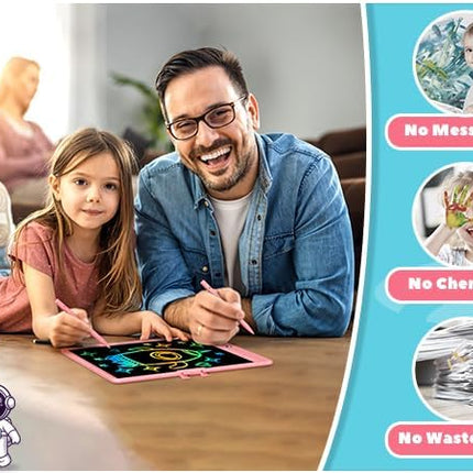 KOKODI LCD Writing Tablet, 16 Inch Colorful Toddler Doodle Board Drawing Tablet, Erasable Reusable Electronic Drawing Pads, Educational and Learning Toy for 3-6 Years Old Boy and Girls