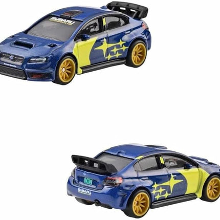 Hot Wheels HKF60 Premium 2-Pack Subaru Impreza WRX / '16 Subaru WRX STI [Mini Car] [3 Years Old and Up]
