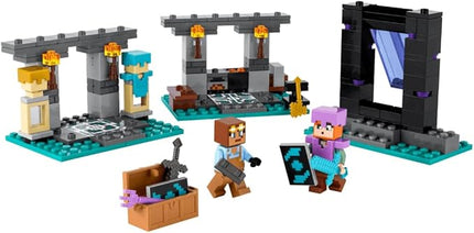 LEGO Minecraft The Armory Building Set, Includes Popular Minecraft Figures Alex and Armorsmith, Action Toy for Gamers and Kids, Gift for Boys and Girls 7 Years Old and Up, 21252