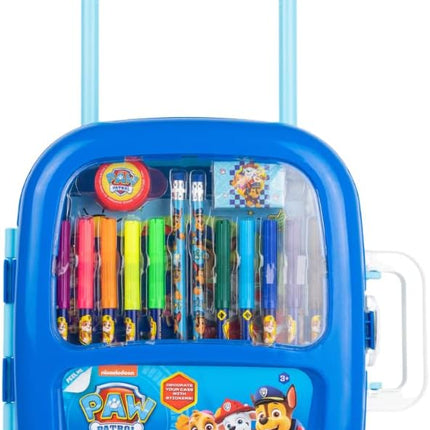 Innovative Designs Nickelodeon Paw Patrol Color and Roll Activity Set with Carrying Case, Stickers, & Art Supplies