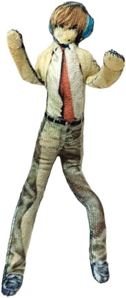 Light Yagami Plush Pillow Light Yagami Figure Soft Stuffed Funny Abstract Plush Throw Pillow Twistable L Smile Plush Cushion Sofa Decoration